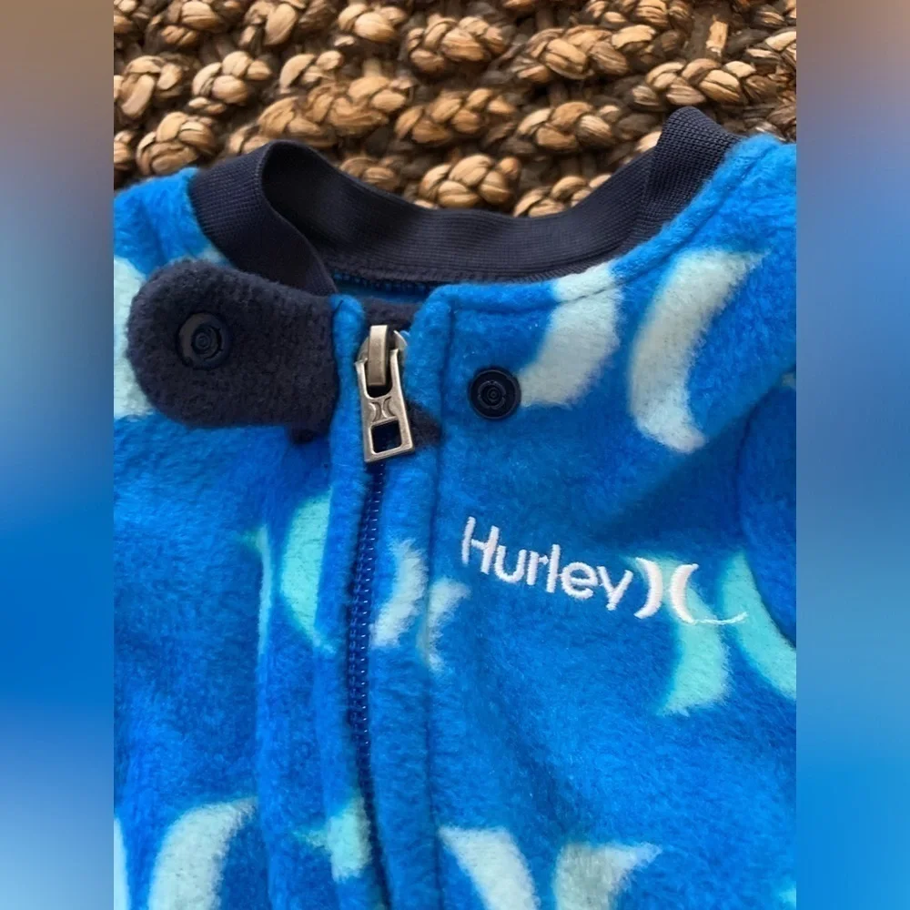 Hurley Newborn Footed Coverall